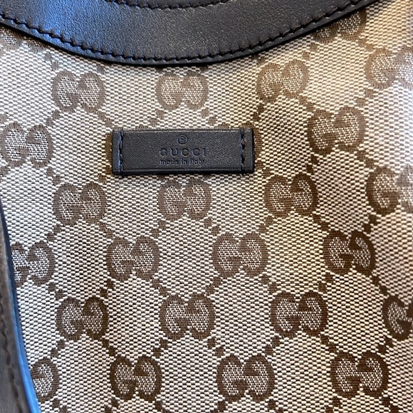 🤎NWOT GUCCI Authentic Original Canvas Sukey Beautiful Tote Handbag 👜💎 - Picture 11 of 16